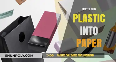 Transforming Plastic Waste: Crafting Eco-Friendly Paper