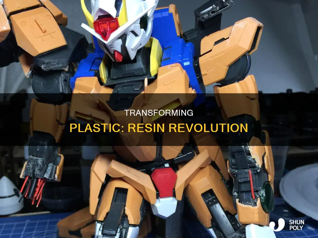 how to turn plastic into resin