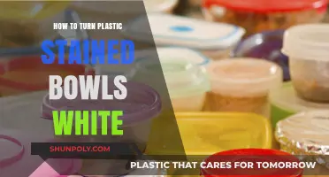 Stained Plastic Bowls: Restore Whiteness with Simple Tricks