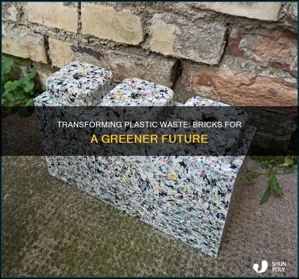 how to turn plastic waste into bricks