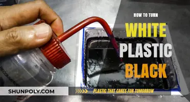 Blackening Plastic: Turning White Plastic Black