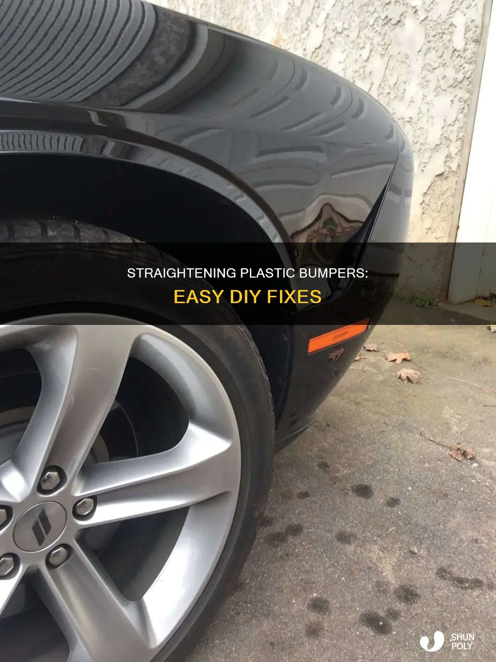 how to unbend a plastic bumper