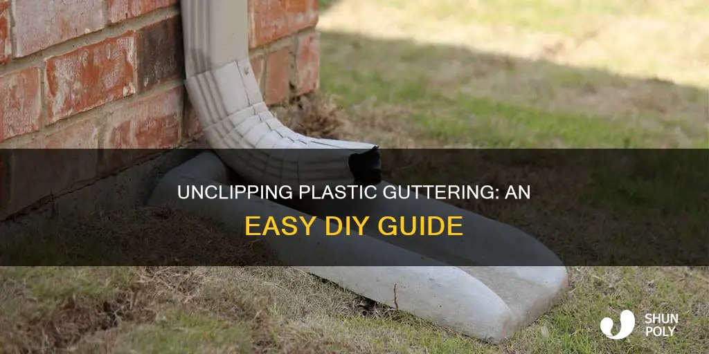 how to unclip plastic guttering nz