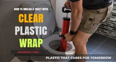 Unclog Your Toilet Easily with Clear Plastic Wrap: A Quick Fix