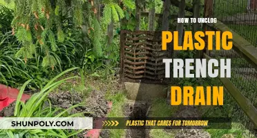Unclogging Plastic Trench Drains: Easy DIY Solutions