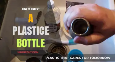 Easy DIY Fix: Undenting Plastic Bottles with Simple Household Tools