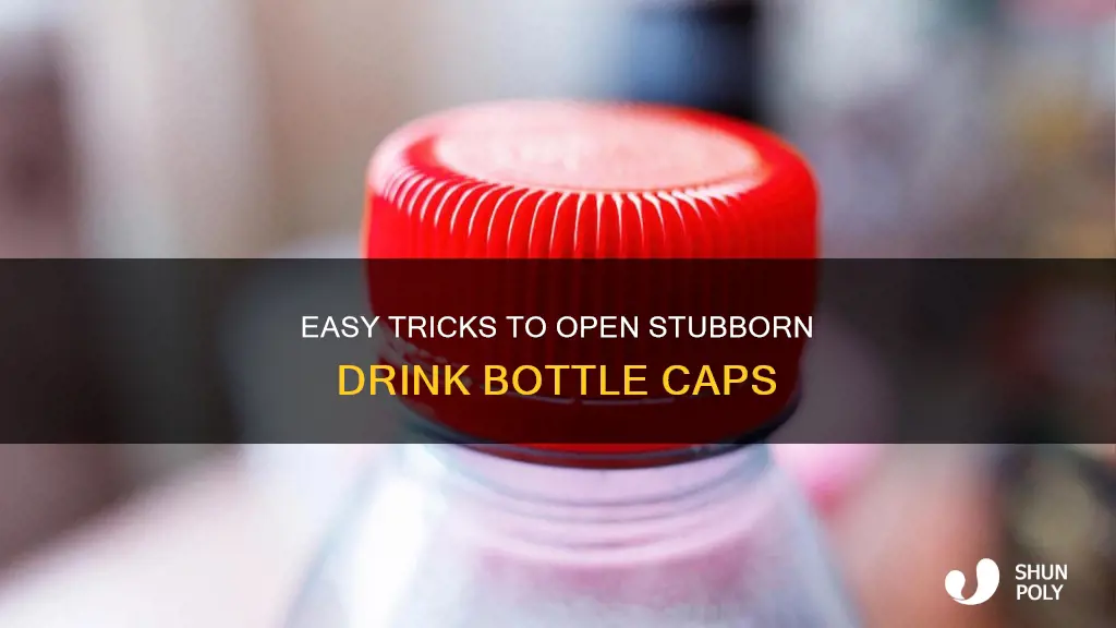 how to undo plastic cap from drink