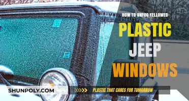 Clear Jeep Windows: Unfogging Yellowed Plastic
