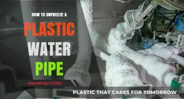 Unfreezing Plastic Water Pipes: Quick and Easy Solutions