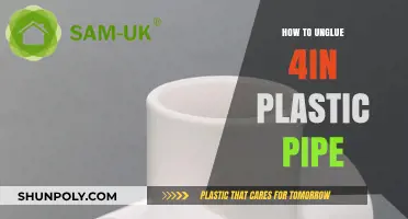 Unsticking a 4-Inch Plastic Pipe: Quick and Easy Fixes