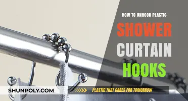 Unfastening Plastic Shower Curtain Hooks: A Simple Guide