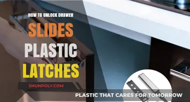 Unlocking Drawer Slides: Freeing Plastic Latches