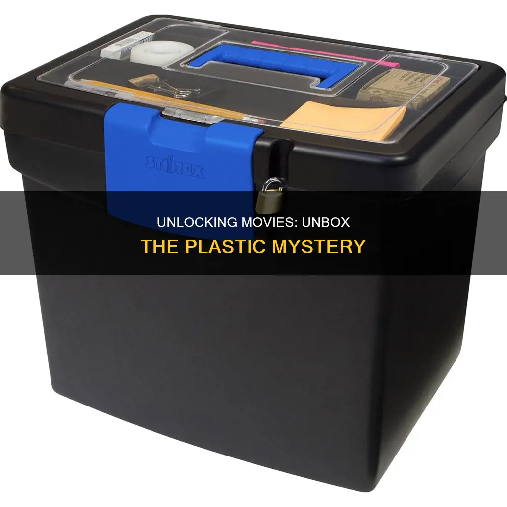 how to unlock movie in plastic box