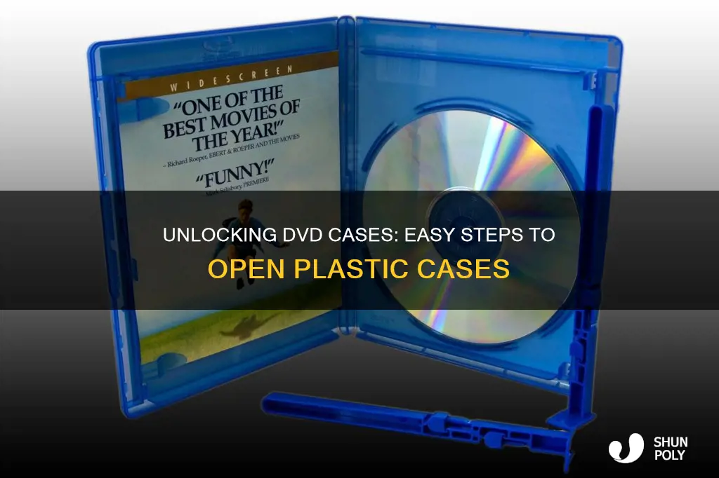 how to unlock plastic dvd case