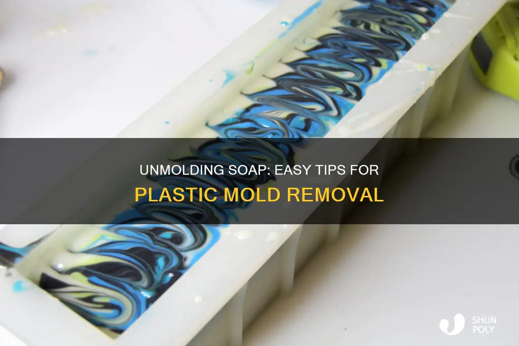 how to unmold soap from plastic molds