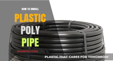 Unrolling Plastic Poly Pipe: Easy Steps to Success
