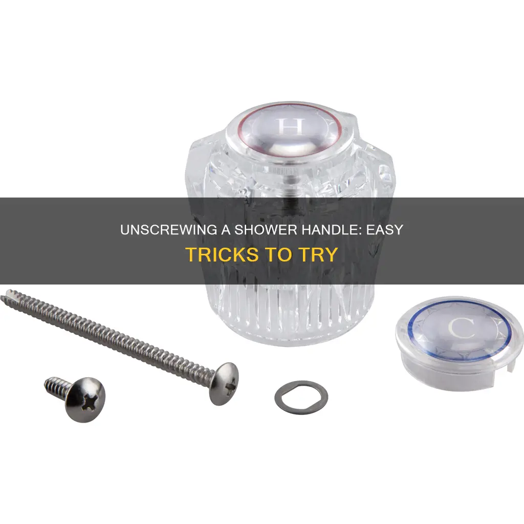 how to unscrew a plastic shower handle