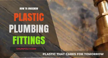 Unscrewing Plastic Plumbing Fittings: Easy Tricks to Try