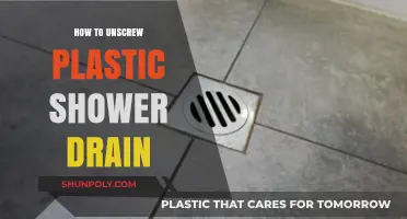 Unscrewing a Plastic Shower Drain: Easy Steps to Follow