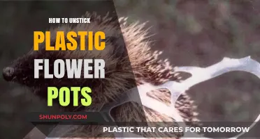 Unsticking Plastic Flower Pots: Quick and Easy Tricks