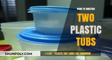 Freeing Stuck Plastic Tubs: Quick and Easy Tricks