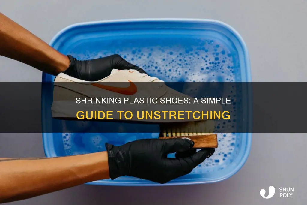 how to unstretch your plastic shoes