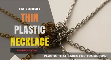 Untangling a Delicate Plastic Necklace: Quick and Easy Guide