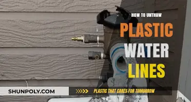 Quickly Unfreeze Your Plastic Water Lines