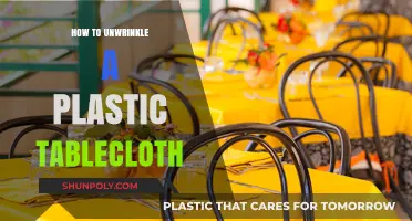 Smooth Tablecloth Tricks: Unwrinkling Plastic