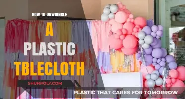 Smooth Tablecloth Tricks: Unwrinkling Plastic