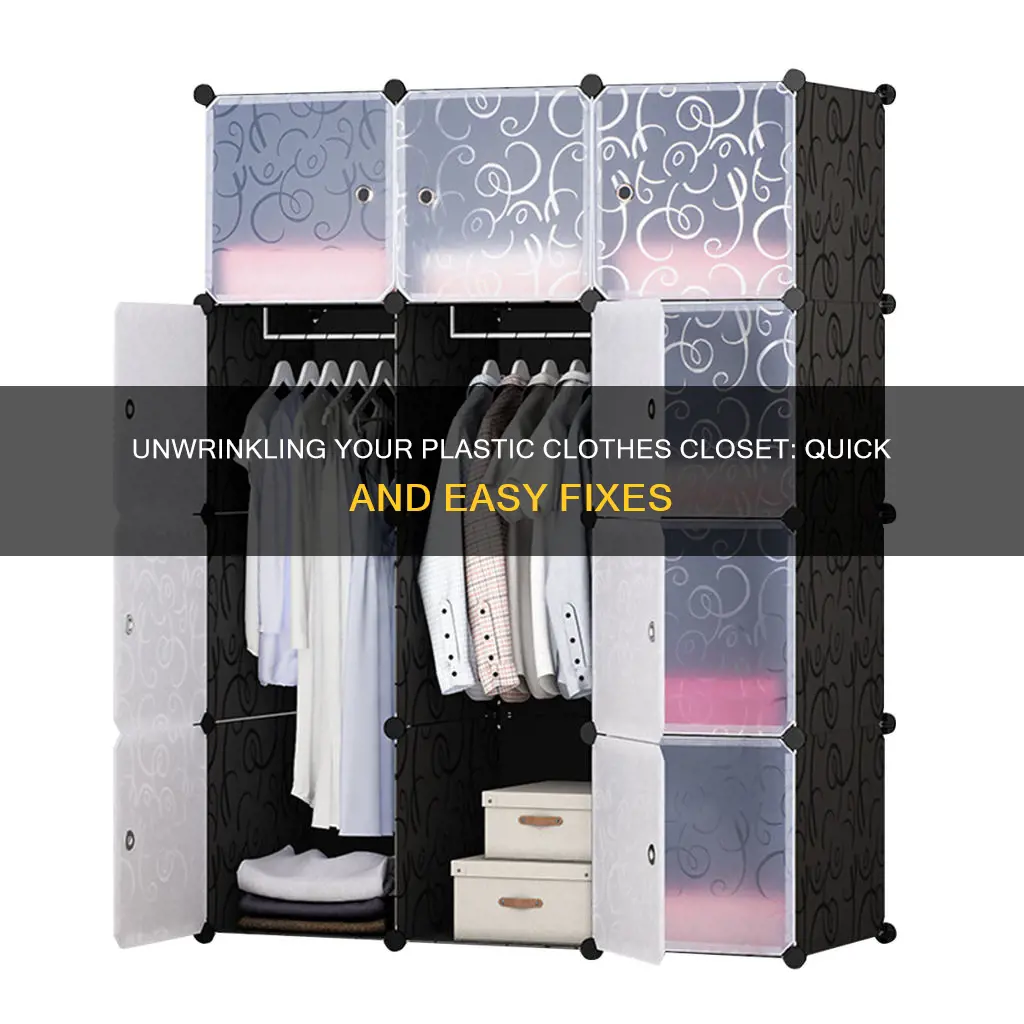 how to unwrinkle plastic clothes closet