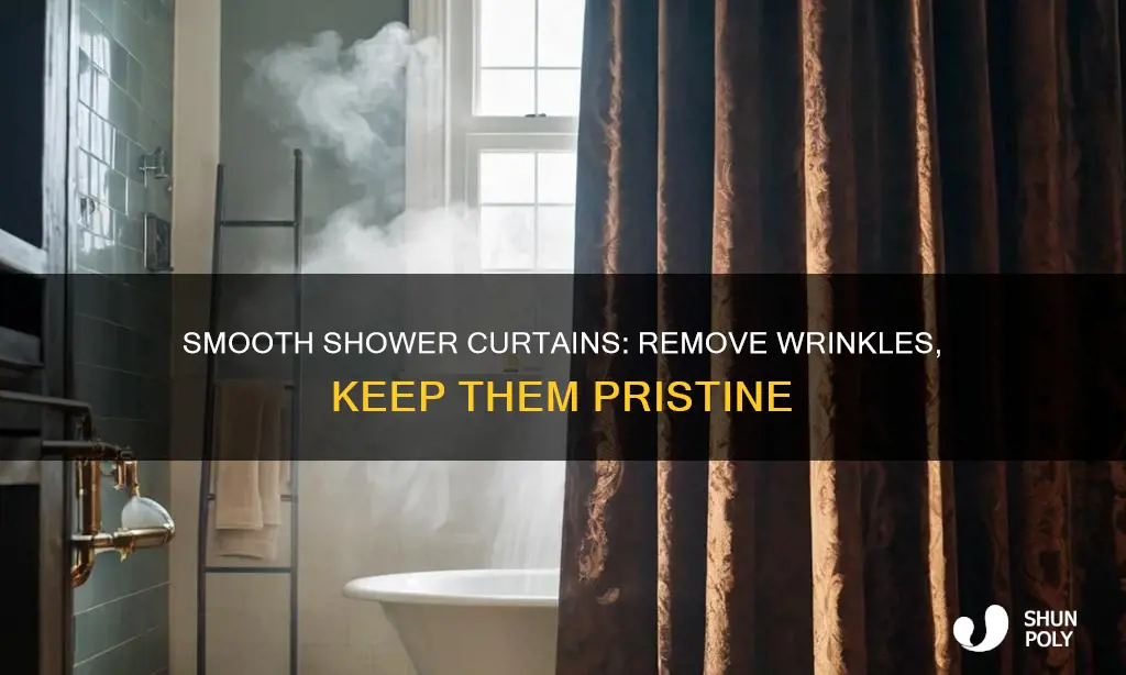 how to unwrinkle plastic shower curtain