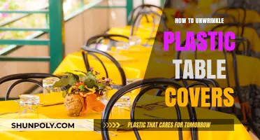 Smooth Moves: Unwrinkling Plastic Table Covers