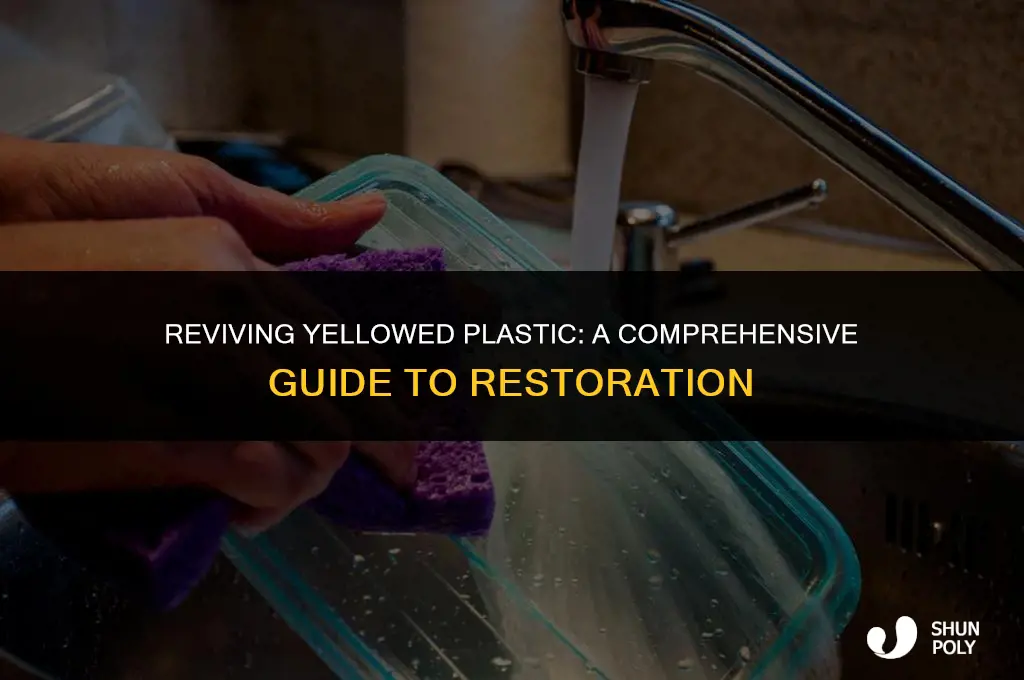 how to unyellow plastic