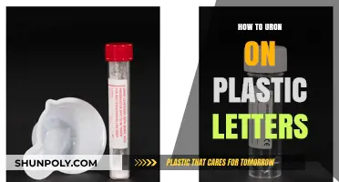 Urinating on Plastic Letters: A How-To Guide