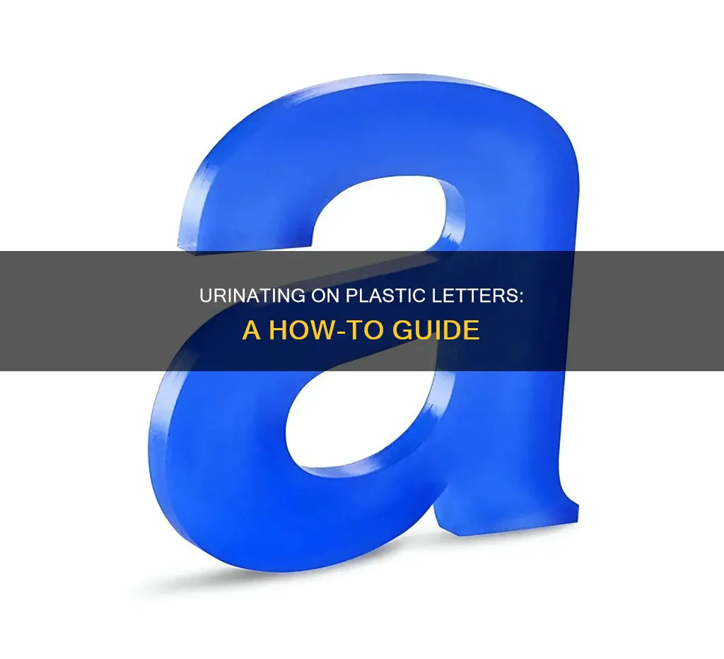 how to uron on plastic letters