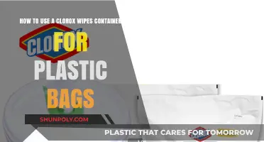 Repurpose Clorox Wipes Containers for Easy Plastic Bag Storage