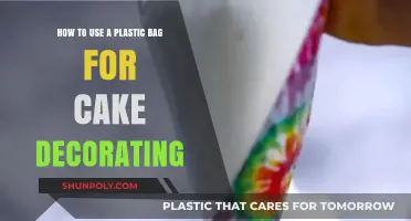 Creative Cake Decorating: Using Plastic Bags for Easy Designs