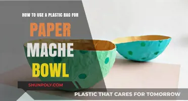 Creative Crafting: Making a Paper Mache Bowl with Plastic Bags