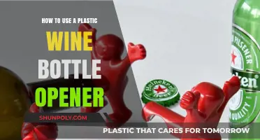 Effortless Wine Access: Mastering the Plastic Bottle Opener Technique