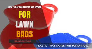 Effortlessly Open Lawn Bags with a Plastic Bag Opener Tool