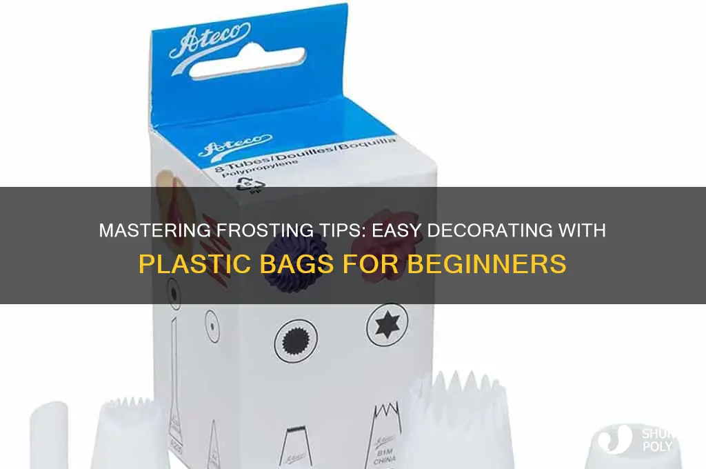 how to use frosting tips with plastic bag
