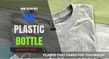 Creative HTV Application: Transforming Plastic Bottles into Unique Crafts