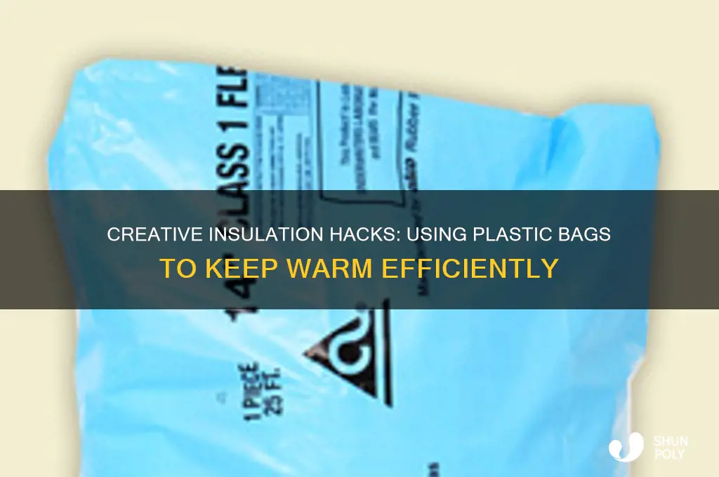 how to use plastic bags for insulation