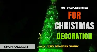 Creative Christmas Decor: Transforming Plastic Bottles into Festive Wonders