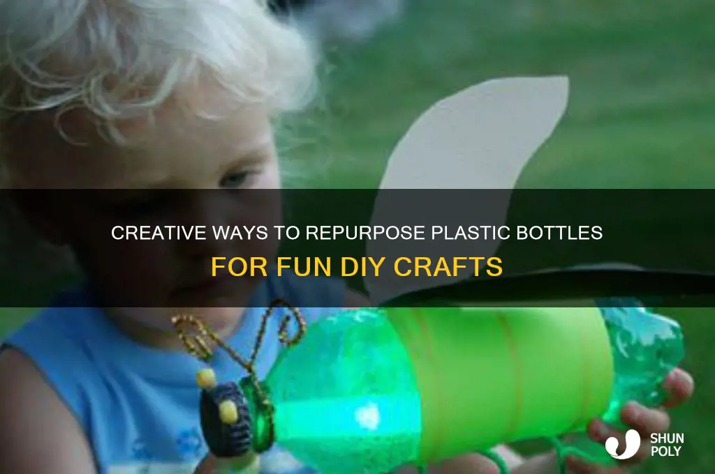 how to use plastic bottles for crafts