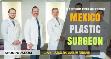 Verify Mexico Plastic Surgeon Board Certification: A Comprehensive Guide