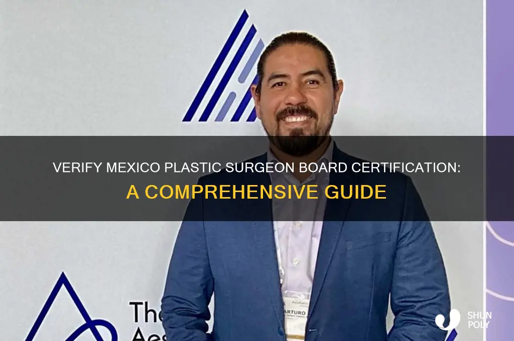 how to verify board certification mexico plastic surgeon
