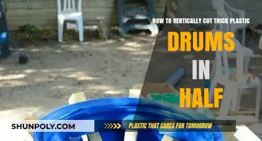 Mastering the Art of Vertically Cutting Thick Plastic Drums in Half