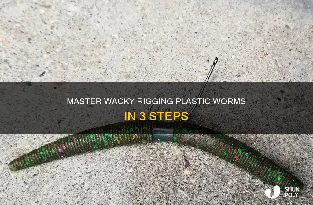 how to wacky rig a plastic worm
